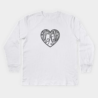 Heart Kitchener Kids Long Sleeve T-Shirt